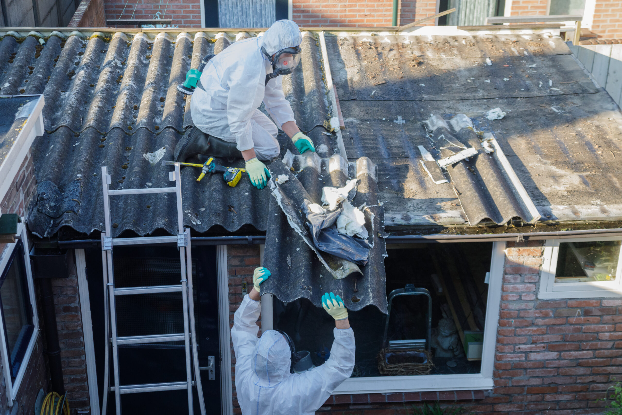 Professional asbestos removal.